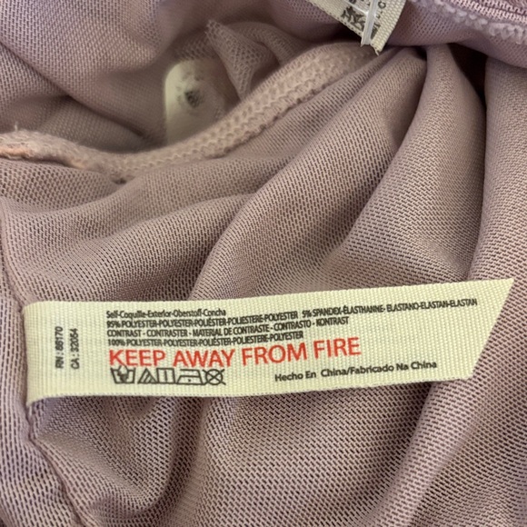 Free People Mauve Ruffled Top - Picture 6 of 7